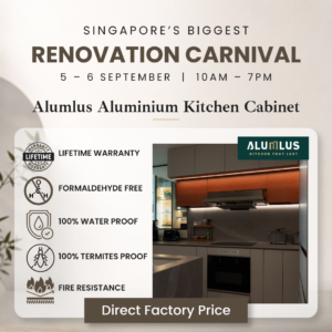 Alumlus aluminium kitchen cabinets at direct factory price