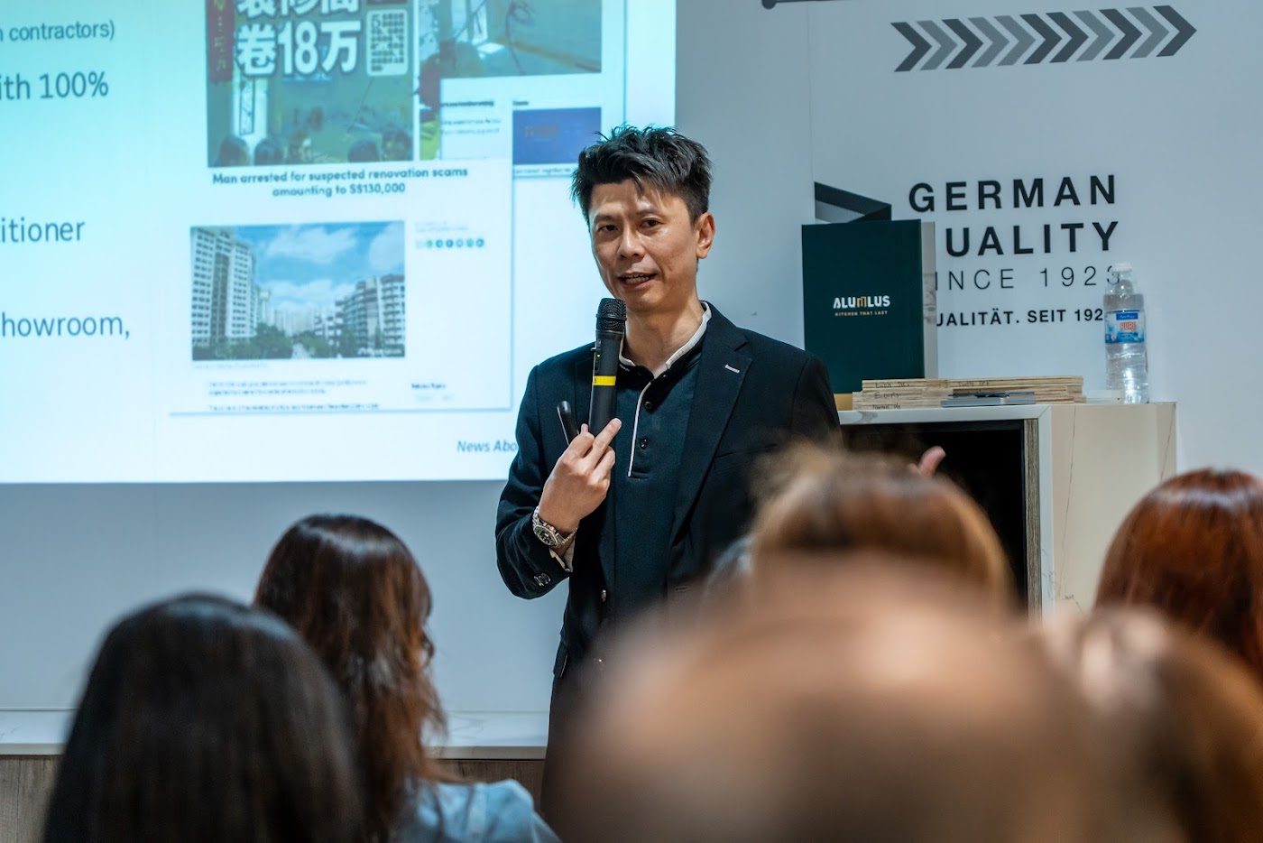 Russell Chin speaking at the Renovation Carnival